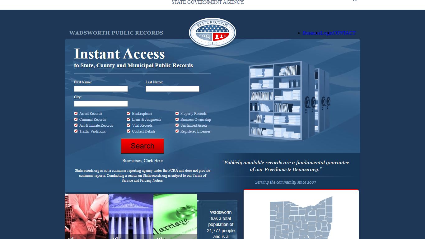 Wadsworth Arrest and Public Records | Ohio.StateRecords.org